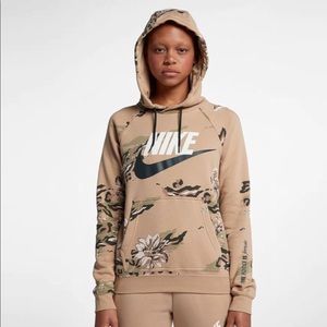 nike floral print hoodie